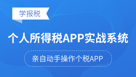 個人所得稅APP移動版系統