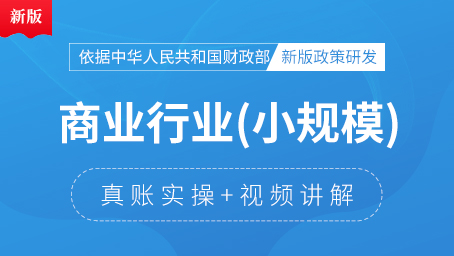小規模商業會計真賬實操（11-12月）