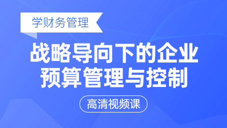 戰略導向下的企業預算管理與控制
